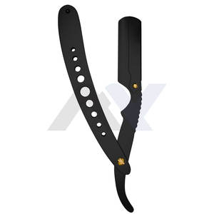 Navaja de Afeitar Recta para Hombre, Navaja de Barbero Clásica, Moderna y de Alto Rendimiento, con Mango de Acero Inoxidable, Marca Barber Razor - Product Image 2