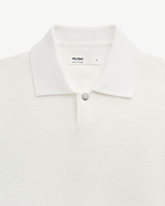 Camisa de algodón de punto trenzado bordada de manga corta de alta calidad para hombre, ajuste ceñido, con logotipo privado personalizado, resistente - Product Image 4