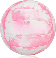 Mini ballon de volley-ball en cuir, taille 1, double couche de caoutchouc, robuste, personnalisable, idéal comme souvenir de bureau ou cadeau promotionnel