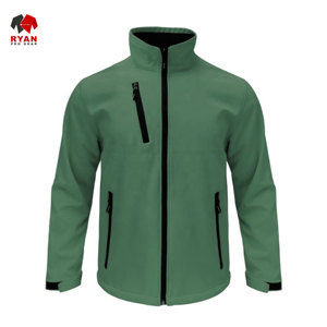 Veste softshell sur mesure pour homme avec logo personnalisé, design ODM, motif uni, Ryan Pro Gear - Product Image 1