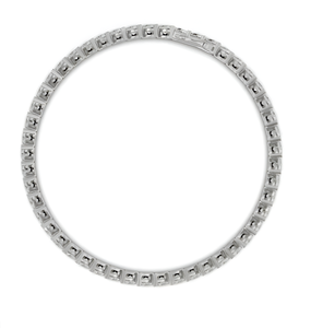 Pulsera de tenis de oro blanco de 18K con diamantes CVD marquesa y engaste de garra, regalo de boda - Product Image 3