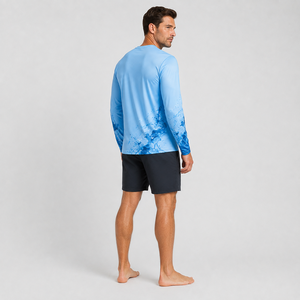 Camisa de pesca profesional para hombre con tela de protección UV, tecnología de secado rápido, bolsillos funcionales y calidad duradera para la pesca. - Product Image 2