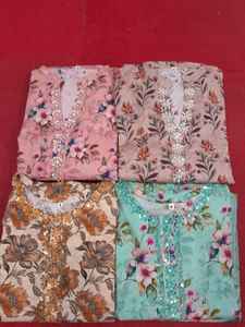 Trajes de verano listos para usar de Faisalabad: Conjuntos de lino listos para usar para mujer, ropa de diseñador de verano, trajes de lino listos para usar, shalwar kameez para damas. - Product Image 5