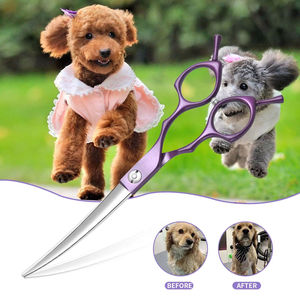 กรรไกรตัดขนสัตว์เลี้ยงแบบโค้ง สแตนเลส สำหรับสุนัขและสัตว์เลี้ยง - Product Image 5