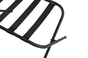 Soporte Plegable para Maletas Mabel Home, Metálico, Color Negro, con Correas de Nailon, para Dormitorio, Habitación de Huéspedes, Hotel - Product Image 4