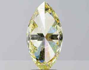Diamant Marquise Jaune Vif Fantaisie de Clarté VVS Cultivé en Laboratoire par CVD pour la Fabrication de Bijoux et les Bagues de Fiançailles - Product Image 5