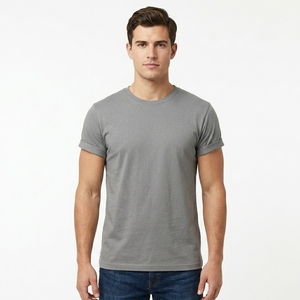 T-shirt Homme 100% Coton Haute Qualité 230g, Coupe Décontractée Oversize à Épaules Tombantes, Couleur Unie, Personnalisable - Product Image 4