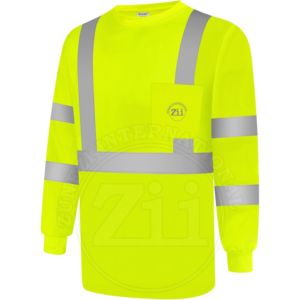 Camiseta de Seguridad Reflectante ANSI Clase 1, Impermeable, con LED Intermitente, Ligera, de Alta Visibilidad, Manga Larga, Secado Rápido y Transpirable - Product Image 1