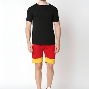 <b>Men</b> Training <b>Shorts</b> Mid <b>Waist</b> <b>Elastic</b> Lightweight Spandex/Polyester Solid Eco-Friendly Quick Dry Breathable Summer Casual - Product Image 4