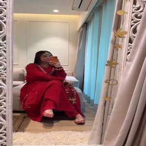 Conjunto Kurti VASTRA COTTAGE con hilo de seda Chinon y lentejuelas, con pantalón Plazo de algodón y Dupatta, traje étnico festivo para mujer - Product Image 4