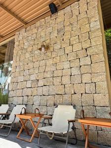 Pierre de pavage en granit jaune de haute qualité, naturelle et brisée, pour revêtement mural extérieur, façade, parc - Product Image 5