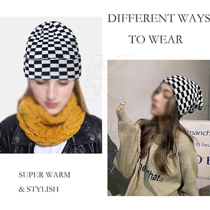 Gorros de Punto Unisex de Alta Calidad para Invierno, Cómodos, 100% Acrílicos, Ajustables, para Uso en Exteriores - Product Image 4