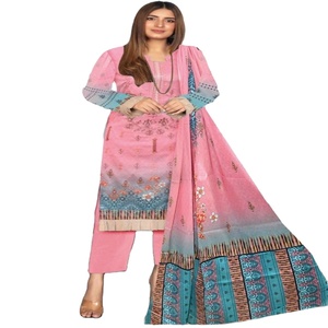 AF Fashion VOL rungrez ชุดสูทสามชิ้นสำหรับผู้หญิงชุดอินเดียสำหรับผู้ใหญ่ทำจากสนามหญ้า - Product Image 1