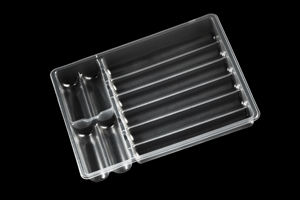 Barquette alimentaire transparente jetable en PP, pour usage en supermarché, provenance directe, OEM ODM, échantillon disponible, pour rouleaux de printemps, pâtisseries et repas. - Product Image 5