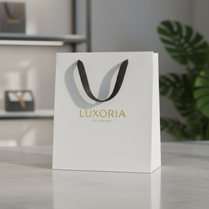 Luxury <b>White</b> <b>Paper</b> <b>Bags</b> Manufacturer From Vietnam and China for Custom Printed Laminated Supermarket Retail Packaging - Product Image 5