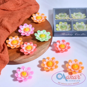 Vela Flotante Decorativa con Forma de Flor Cosmos AF 403 para Centro de Mesa al Mejor Precio - Product Image 1