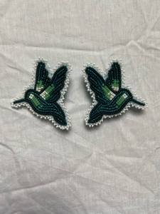 Pendientes de gota de cuentas multicolor estilo bohemio para mujer, joyería llamativa de tamaño mediano con forma de mariposa de moda para bodas - Product Image 6