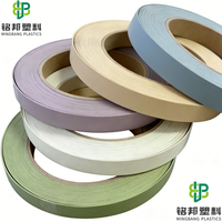 Bande de chant PVC MINGBANG, épaisseur 0,4-3,0 mm, pour le bordage de panneaux, étanchéité, bande de chant souple, couleur unie, finition mate, qualité supérieure