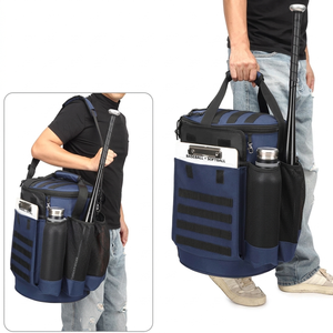 Sac à balles de baseball de grande capacité, poignée renforcée et sangle rembourrée, étui de rangement pour équipement d'entraînement pour équipes de baseball pour l'entraînement - Product Image 6