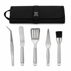 Ensemble d'ustensiles de plats de présentation Altomme Instruments - 5 pièces en acier inoxydable, ustensiles professionnels pour cuisines de restaurants, compatibles lave-vaisselle - Product Image 5
