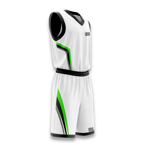 Custom White Basketball Jersey Set Sleeveless Team Uniform Vest and <b>Shorts</b> for Sports Training - Product Image 4