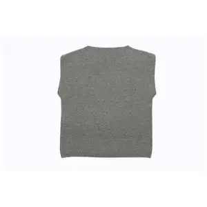 ODM Women regular-fitting sleeveless knitted vest.