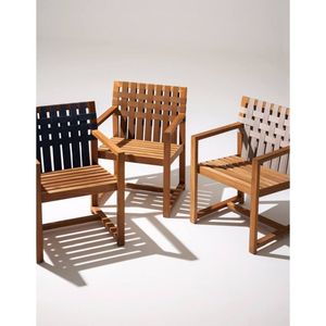Chaise en bois pour café, fabriquée en Indonésie - Product Image 1