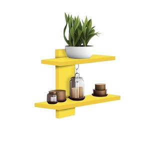 Étagère murale en bois pour salon |   Étagère au design unique en forme d'arbre, finition mate, pour organiser le bureau, la cabine, la cuisine - Product Image 3