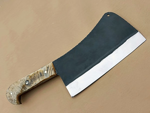 Nouveau couteau à viande serbe en acier à haute teneur en carbone, forgé à la main, VG10, manche en corne de mouton, haute qualité, corne de bélier - Product Image 5