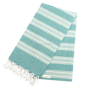 Serviette de Bain Personnalisée Kikoy Kenya Haute Absorption Rayée 100X180 cm Couleur Unie Coton Kikoy Plage Adulte de l'Inde - Product Image 4