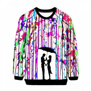 เสื้อสเวตเชิ้ตผ้าฟลีซโพลีเอสเตอร์/คอตตอนแบบยูนิเซ็กซ์ สีพื้น เป็นมิตรกับสิ่งแวดล้อม ปักลาย คอกลม สำหรับผู้ชาย มหาวิทยาลัย และชมรมนักศึกษา - Product Image 3