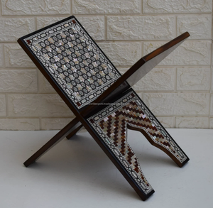 หรูหราแม่ของมุกคัมภีร์กุรอานและที่ใส่หนังสือไบเบิ้ลอิสลามรอมฎอนมูบารักยืนสำหรับการอ่านศักดิ์สิทธิ์และการแสดงที่บ้านโดย fwe - Product Image 3