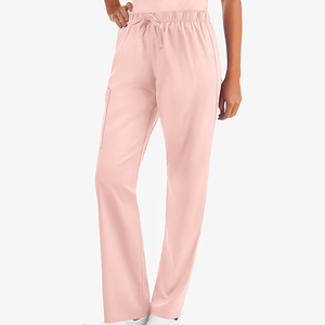 Custom Fashionable Nursing Wear Women's <b>Scrub</b> Pants High Quality Breathable Comfortable Slim Fit Drawstring Multi Pockets Woven - Product Image 1