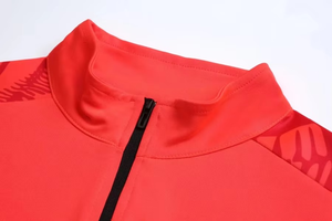 New <b>Design</b> Custom Blank Long Sleeve Polyester Soccer Team Cheap Football Training Tracksuits for Men Soccer Tracksuit Set - Product Image 3