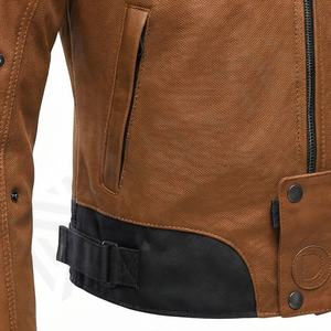 Latest Design Premium Quality Motorbike <b>Buffalo</b> Leather <b>Jacket</b> Wholesale Windproof Customized Motorbike <b>Jacket</b> Racing Gear New - Product Image 5