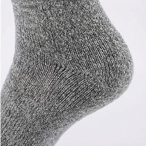 Men's Crew <b>Socks</b> Solid Color Knitted <b>Thick</b> Cotton <b>Winter</b> Daily Wear Regular Style - Product Image 6