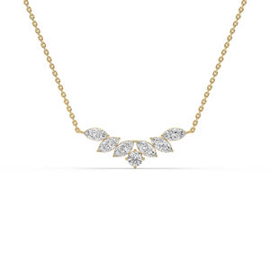 Colgante de compromiso con diamante cultivado en laboratorio, corte brillante ovalado de 1.40 quilates, oro macizo de 14K, joyería de lujo para mujer, certificado IGI - Product Image 4