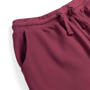 Shorts en coton pour hommes, vente en gros, tissu respirant, confortables pour l'été, avec logo personnalisé, couleur unie, motif uni, shorts de sport - Product Image 3