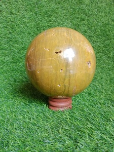 Natural Yellow Jasper Ball Polished <b>Crystal</b> <b>Sphere</b> Healing Gemstone Feng Shui Home Decor Meditation Stone Wholesale Gift - Product Image 2
