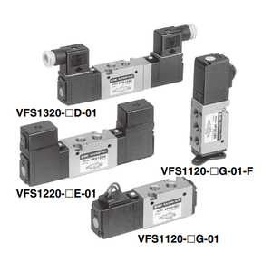 Vanne de commande VFS1130-3T-01 d'électrovanne pneumatique SMC - Product Image 3