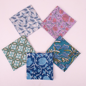 Hand Drawn <b>Neutral</b> Aesthetic Bandana Cotton Square Scarf Boho Chic Head Scarf Ethnic Spring Summer Unisex Accessory - Product Image 5