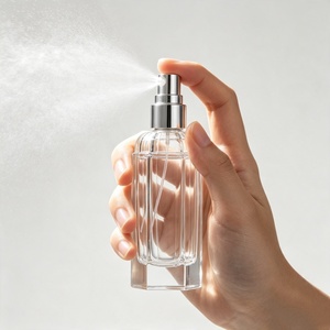 OEM Luxury Cosmetic <strong>Packaging</strong> 100ml Premium Empty Artistic Glass Perfume Bottle with Sphere Lid for Women <strong>Pefume</strong> - Product Image 4