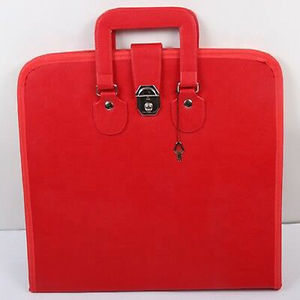 NESTA SPORTS Masonic Regalia Blue Faux <b>Leather</b> Apron Hard Case Durable Square Shape High Quality Custom Made Apron <b>Briefcase</b> - Product Image 3