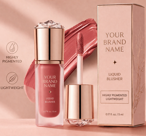 Rubor Líquido Natural de Larga Duración, Resistente al Agua, Tinte Ligero para Mejillas, Maquillaje Fácil de Difuminar, Rubor Líquido al por Mayor - Product Image 1
