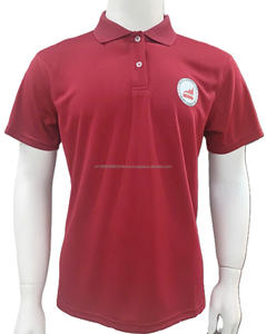 Polo de sport unisexe actif 100% polyester solide léger respirant séchage rapide ajustement confortable - Product Image 6