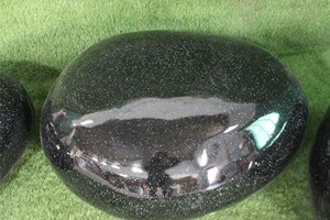FRP Sitting Artificial <b>Stone</b> Big Oval <b>Pebbles</b> Glossy Grey Waterproof Durable Modern Garden Park Mall Hotels Villa Outdoor Indoor - Product Image 6