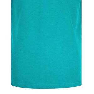 Polo de Manga Corta para Hombre, Color Verde Azulado, Tela Oxford, Diseño con Botones, Corte Regular Informal, Color Sólido, Estilo Tejido - Product Image 4