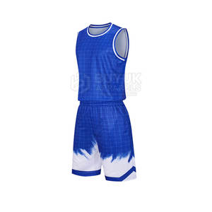Conjunto de Uniforme de Baloncesto Personalizado con Gráficos, Tela 100% Poliéster Transpirable para Torneos Escolares - Product Image 2