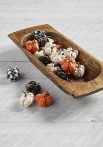 Dough Bowl <b>Set</b> Rustic Wooden <b>Serving</b> & Decorative Bowl <b>Set</b> for Home Décor - Product Image 4