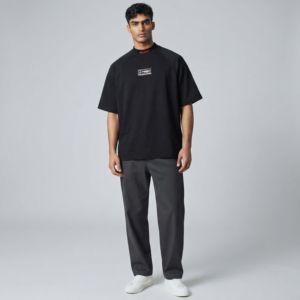 T-shirts en coton 100% de 250 g/m², poids lourd, avec broderies personnalisées, streetwear, anti-rétrécissement, grandes tailles, mode été. - Product Image 2